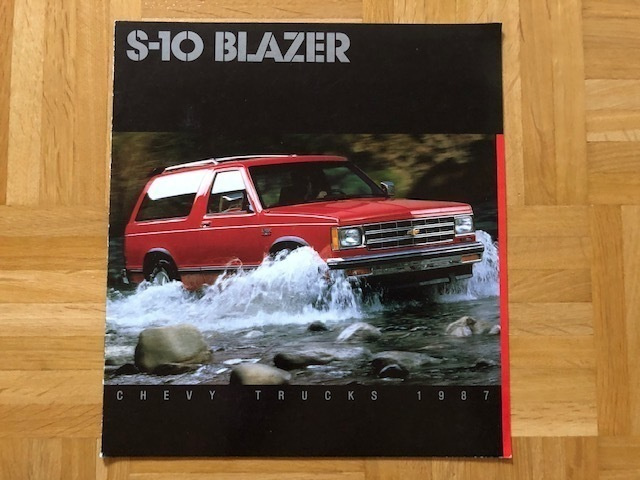 Esite Chevrolet S-10 Blazer, 1987, GM USA