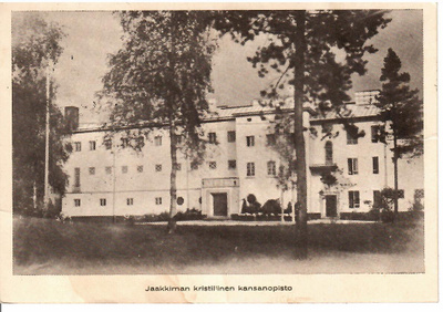 LUOVUTETTU ALUE JAAKKIMA KANSANOPISTO KULKENUT