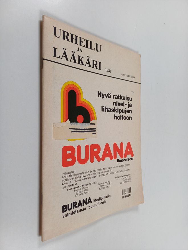 Urheilu ja lääkäri 1981