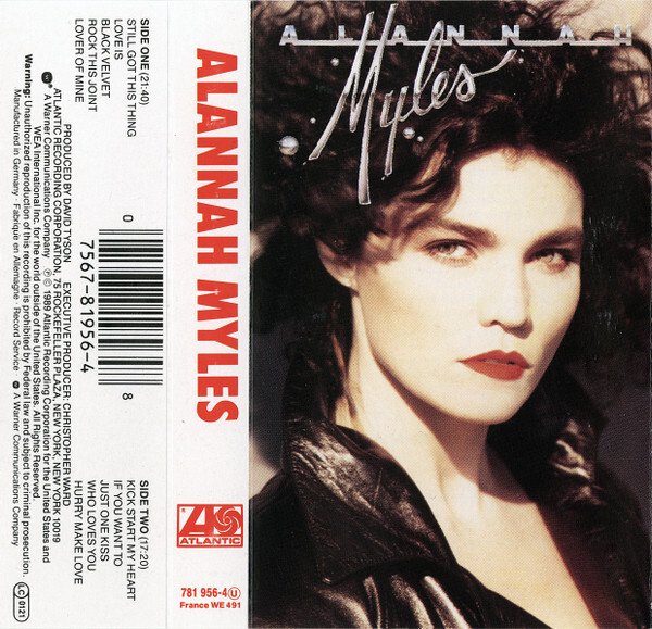 Alannah Myles  Alannah Myles 1989 Kasetti