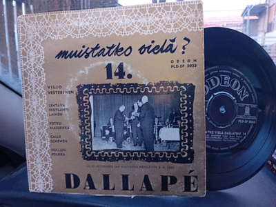 7" EP Dallape : Muistatko vielä 14 ( SIS POSTIKULU  )