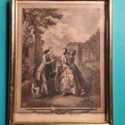 ROKOKOO PIENI TAULU , KULLANVÄRISET KEHYKSET. 1774 - pikkukuva 1