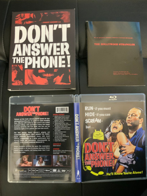Don't Answer the Phone! Blu Ray + Dvd OOP Vinegar Syndrome