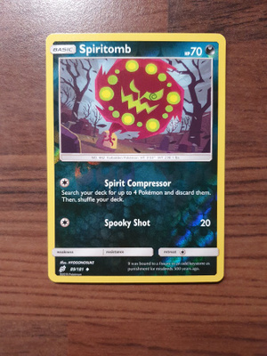 Pokemon Spiritomb 89/181 Reverse holo
