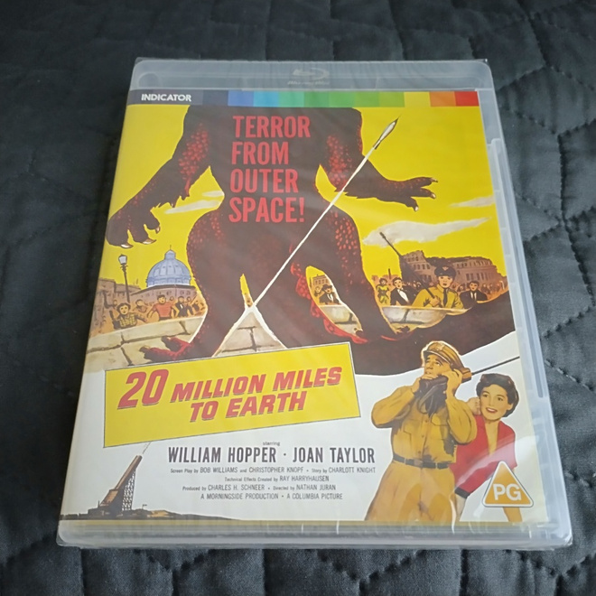 20 Million Miles to Earth Blu-ray **muoveissa**