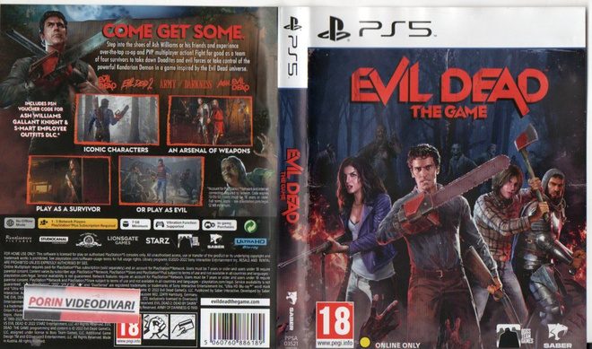 evil dead the game	(77 990)	k		PS5					online only		18 - ikä
