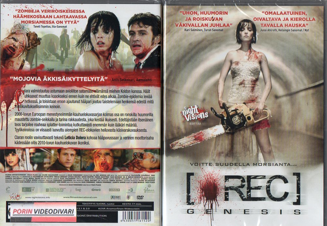 Rec 3 Genesis	(38 665)	UUSI	-FI-	DVD	suomik.			2012	espanja