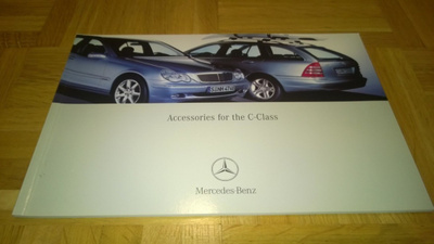 Esite Mercedes C-luokka W203/S203 varusteet, 2001