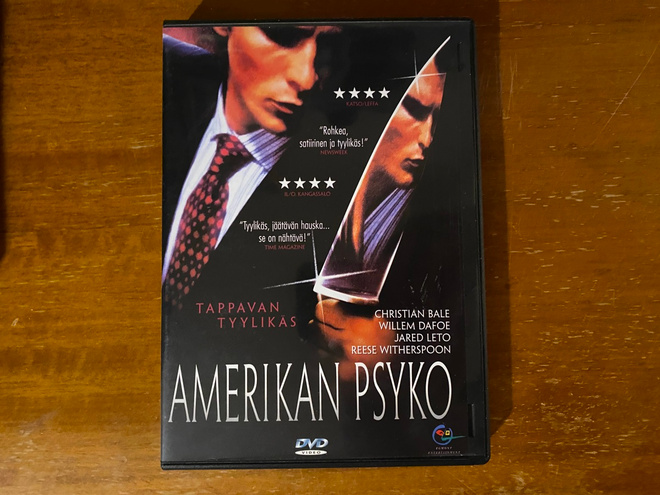 Amerikan psyko DVD