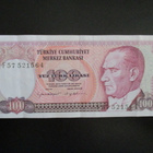 TURKEY 100 LIRA 1984 P-194 KL5  (K15-S115) - pikkukuva 1