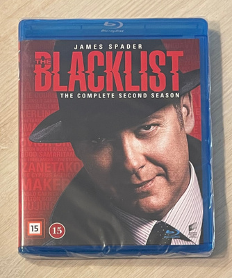 Blacklist: Kausi 2 (Blu-ray) James Spader (UUSI)