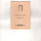Strömberg, asennus ja ohjeet, 4 vihkoa, 1950-60 lukua. - pikkukuva 4