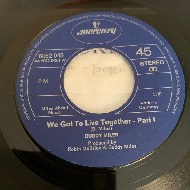 BUDDY MILES: We Got To Live Together * Part II * GER 1970