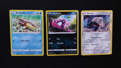 Pokemon kortit 3kpl (#53 Rebel Clash)