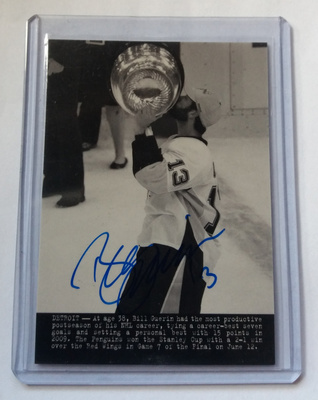14-15 Masterpieces Wire Photos Bill Guerin Auto
