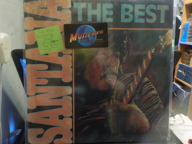 SANTANA - THE BEST  FIN -91 1ST PRESS  M-/EX-  2LP