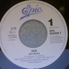 ANA :: SHY BOYS / LOVE IS THE WINNER :: VINYYLI 7" 1987 - pikkukuva 3