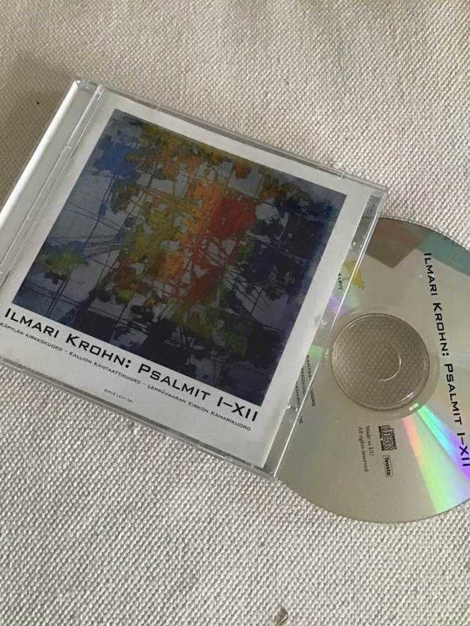Ilmari Krohn . Psalmit I-XII CD