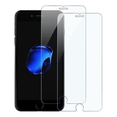 Apple iPhone 7+ / 8+ panssarilasi 9H 2 kpl pakkaus 