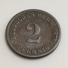 Saksa 2 Pfennig 1875C - pikkukuva 3