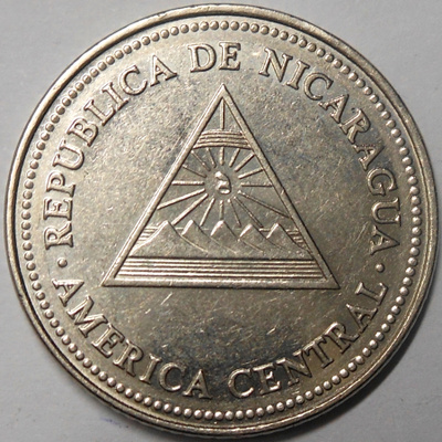 Nicaragua. 5 cordobas 1997.
