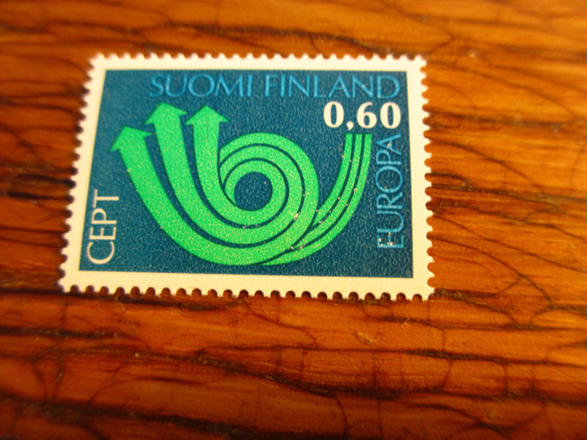suomi pm 0,60 europa cept käyttämätön