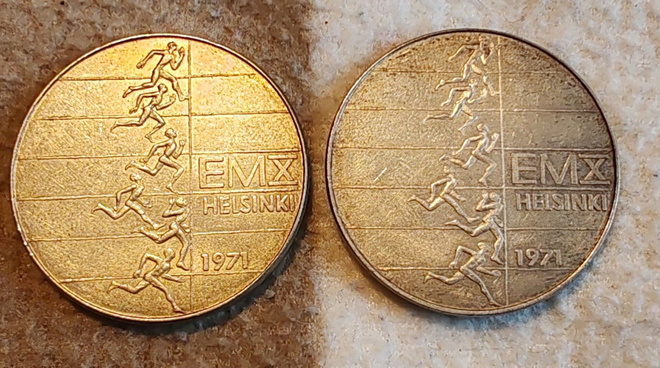 Juhlaraha Helsinki EM1971 10 mk 2 kpl