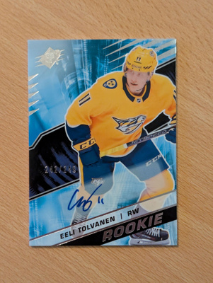 2018-19 SPx Eeli Tolvanen Rookie Auto /249