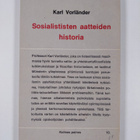 Karl Vorländer : Sosialististen aatteiden historia - pikkukuva 2
