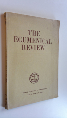 W.A. (edit.) Visser 't Hooft : The Ecumenical review - A ...