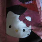 Hello Kitty Samettikassi / Laukku punaisen sävyjä + ruskeaa - pikkukuva 2