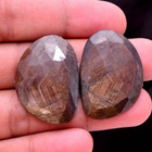 Safiiri kupari/kulta hohto 83.47 ct yhteen sovitettu pari - pikkukuva 2