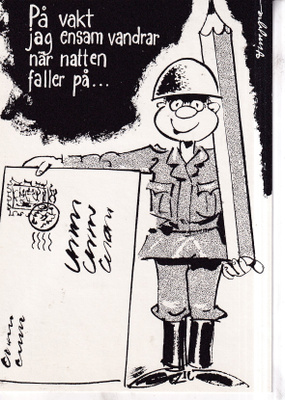Sotilas . På vakt . e303