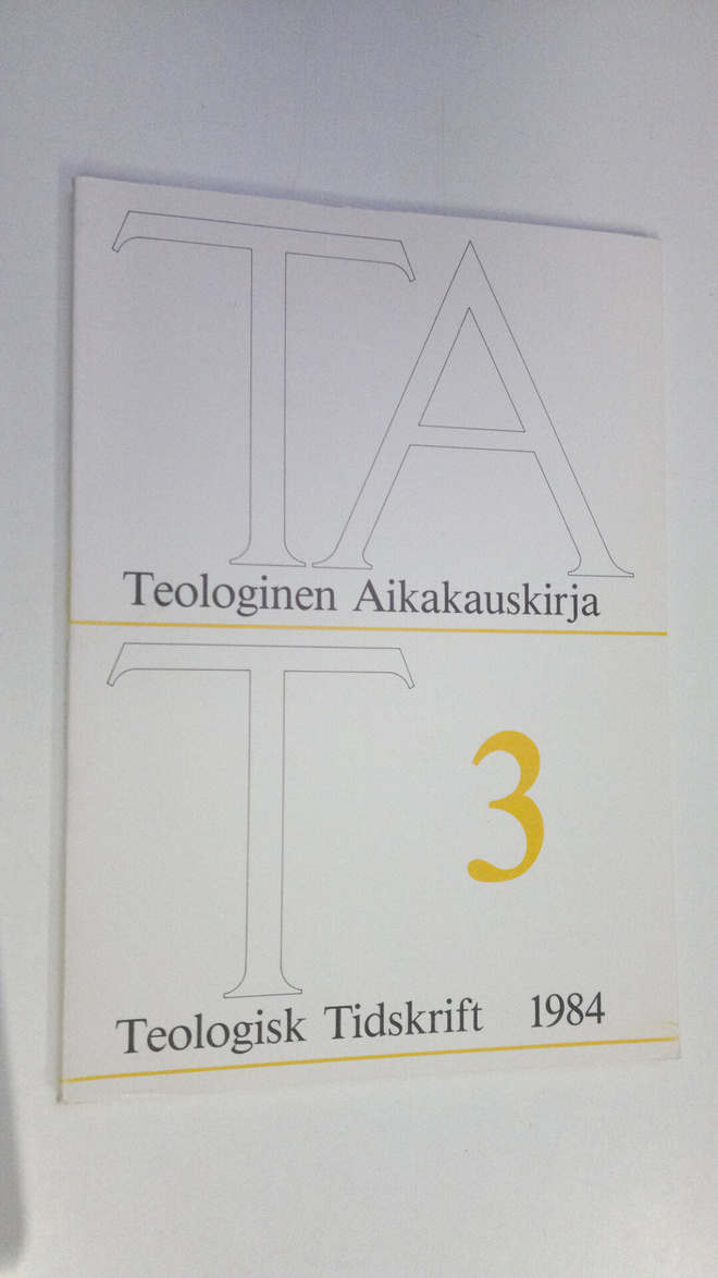 Teologinen aikakauskirja 3/1984