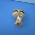 Littlest Pet Shop figuuri, tassuaan nuoleva kissa - pikkukuva 4