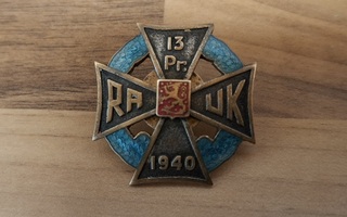 Militaria.  RAUK-risti 1940, 13 Pr