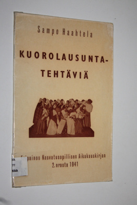 Sampo Haahtela : Kuorolausuntatehtäviä