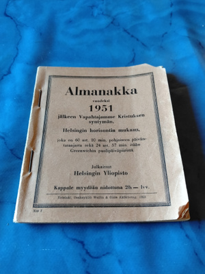 huuda syntymävuotesi almanakka 1951
