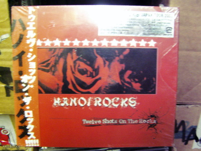 HANOI ROCKS - 12 SHOTS ON THE ROCKS - CD JAPANI PAINOS UUSI