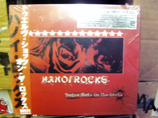 HANOI ROCKS - 12 SHOTS ON THE ROCKS - CD JAPANI PAINOS UUSI