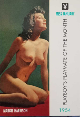 Playboy Miss 1954 January Margie Harrison keräilykortti