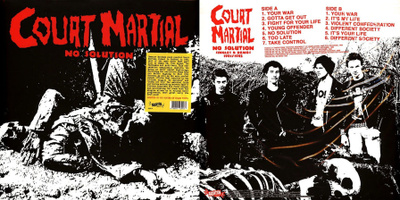 COURT MARTIAL – No Solution: Singles & Demos 1981/1982 LP