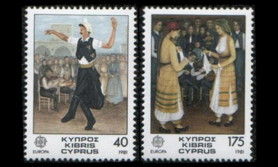Kypros 547-8 ** Europa kansanperinteet (1981)