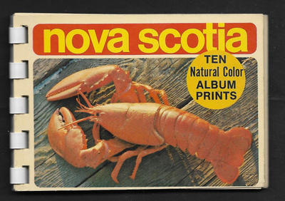 Pieni kuvakirjanen - Nova Scotia 10 kuvaa (ehkä 70-luvulta)