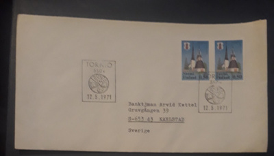 1971  Tornio 350v FDC merkkiparilla