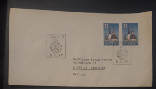 1971  Tornio 350v FDC merkkiparilla