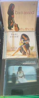 Badi Assad x 3: Solo, Rhythms, Wonderland cd BRASILIA
