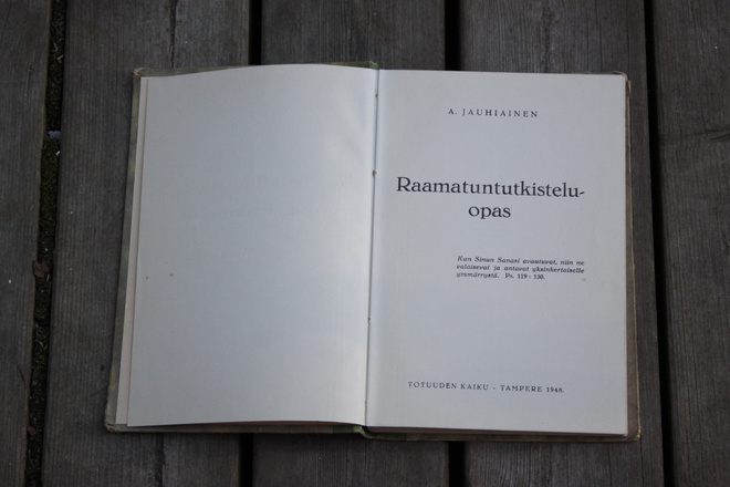 A. Jauhiainen Raamatuntutkisteluopas #8