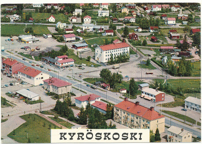 KYRÖSKOSKI - Karhumäki ilmakuvakortti