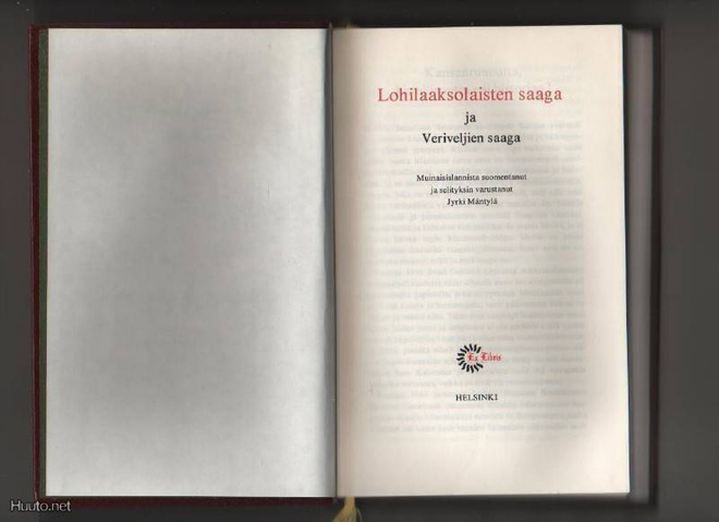 Lohilaaksolaisten saaga ja Veriveljien saaga, Ex libris 1972